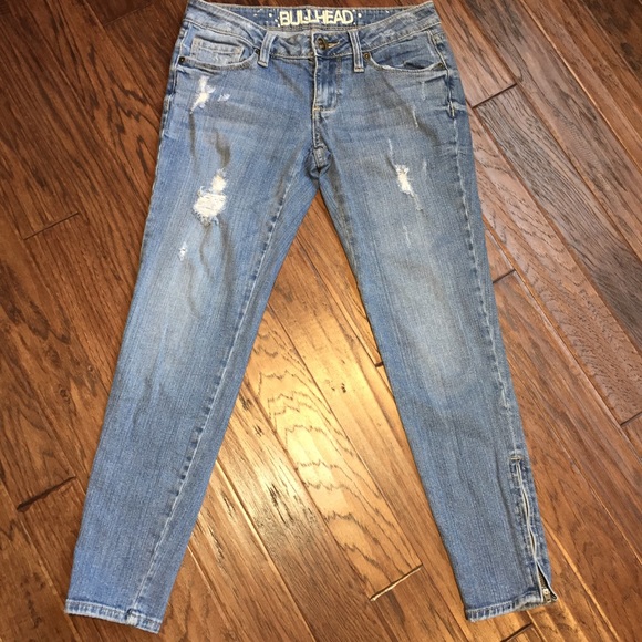 Jean Bullhead Skinny Boyfriend Déchiré - Taille 26 - Occasion Très Bon état